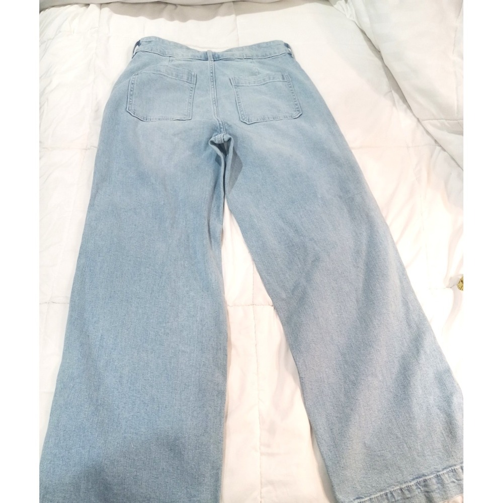 Old Navy Jeans Womens 6 Extra High-Rise Sky-Hi Wide Leg Crop